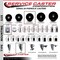 Service Caster 4'' Phenolic Wheel Swivel Top Plate Caster Set with 2 Posi Brakes, 4PK SCC-20S414-PHR-2-PLB-2 - alternate 5